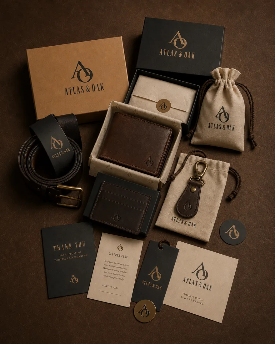 Atlas & Oak packaging
