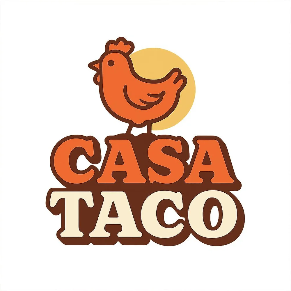 Casa Taco rooster logo