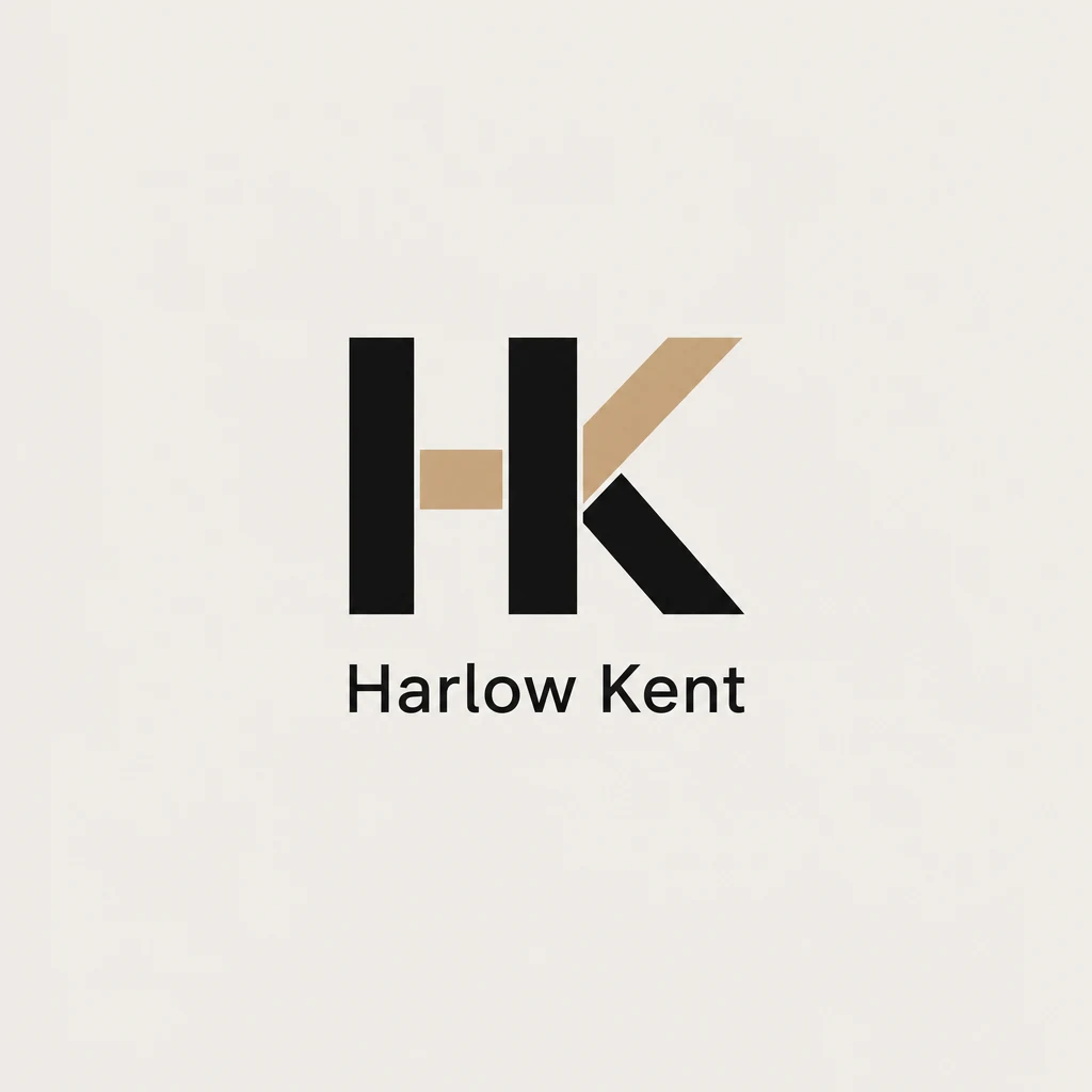 Harlow Kent concept, monogram, generated with Logofai