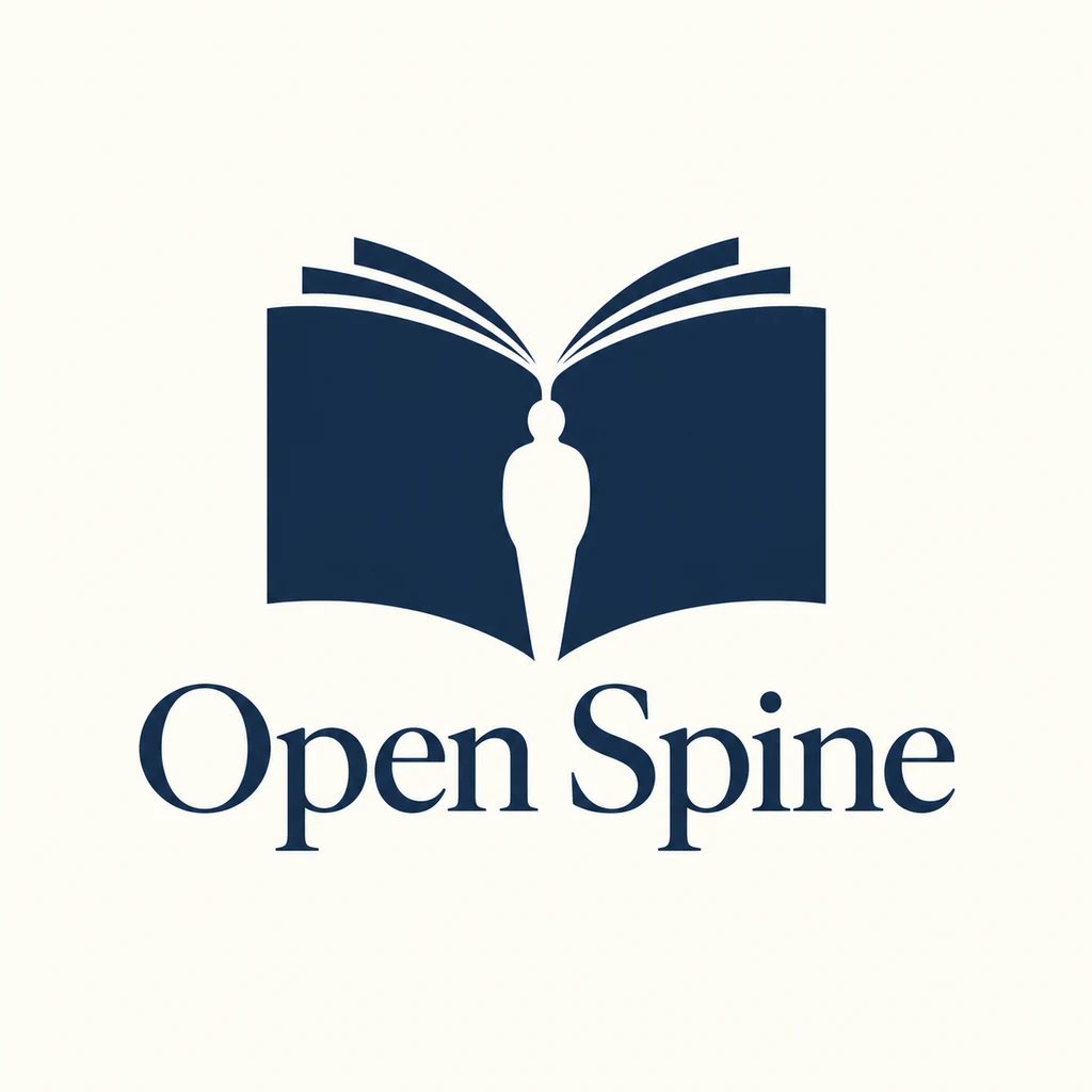 Open Spine logo, generated from the prompt above