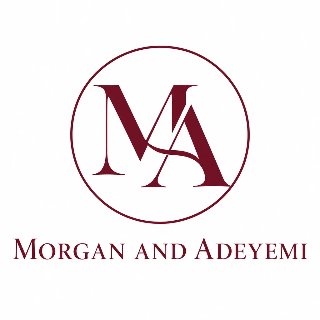 Morgan and Adeyemi logo, generated from the prompt above