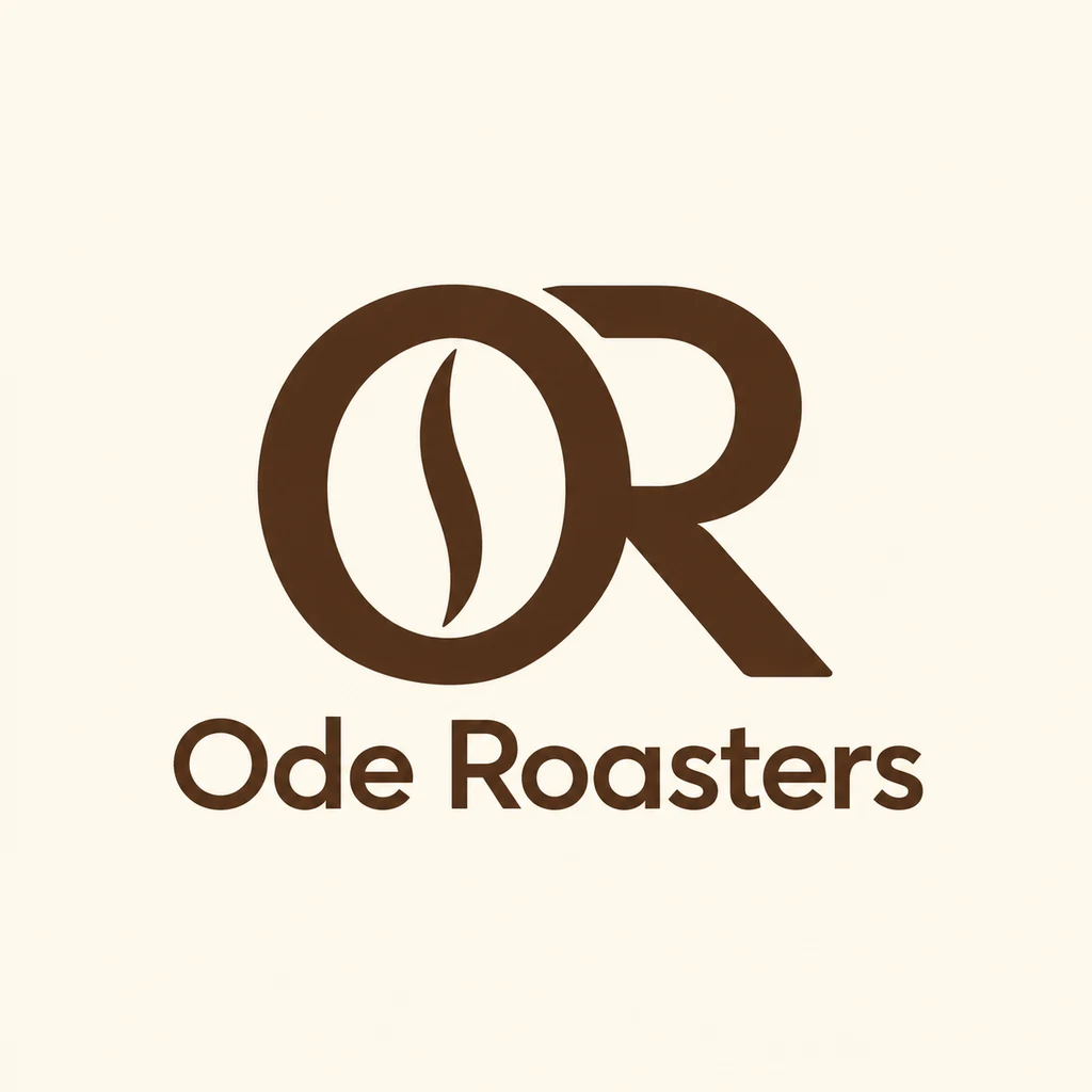 Ode Roasters logo, generated from the prompt above