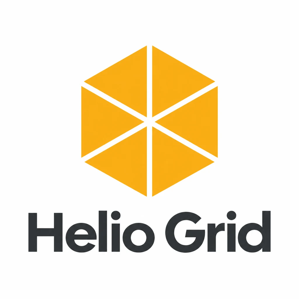 Helio Grid logo, generated from the prompt above