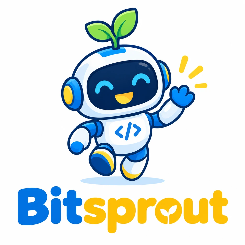 Bitsprout logo, generated from the prompt above