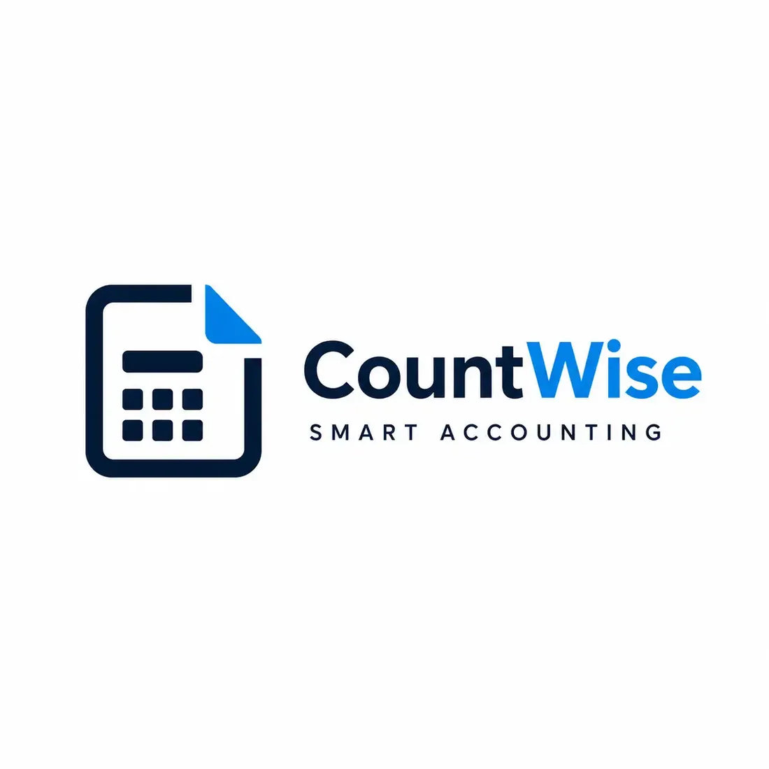 CountWise, a accountant logo generated with Logofai