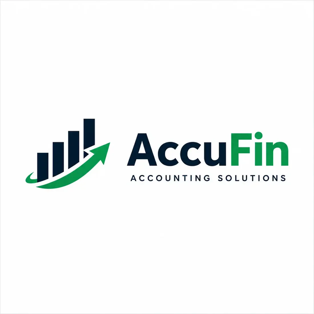 AccuFin, a accountant logo generated with Logofai