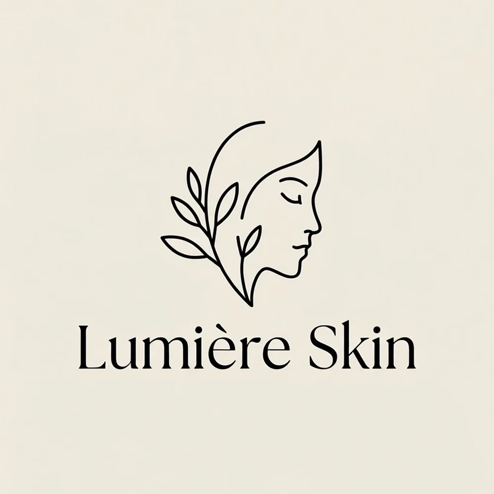 Lumière Skin, a beauty logo generated with Logofai