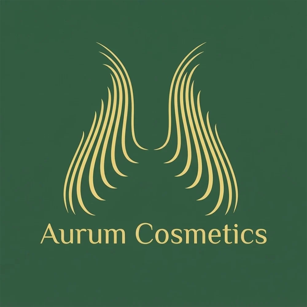 Aurum Cosmetics, a beauty logo generated with Logofai