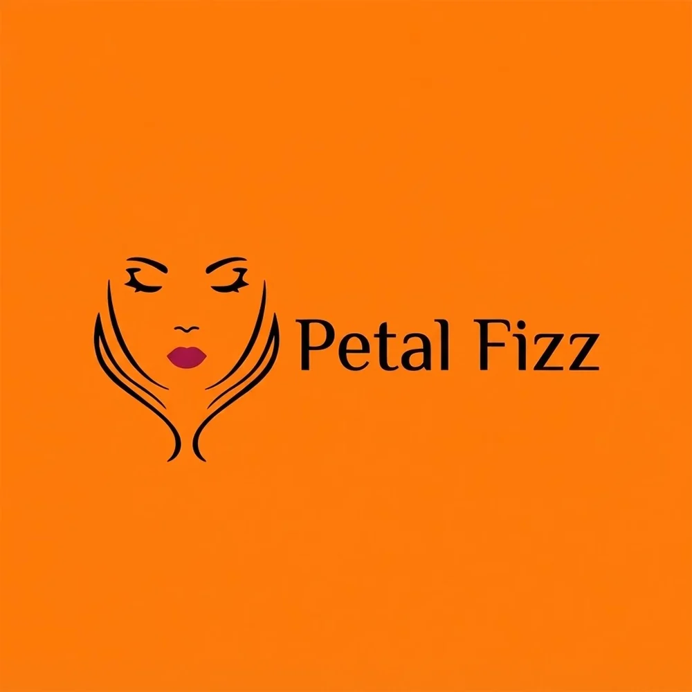 Petal Fizz, a beauty logo generated with Logofai