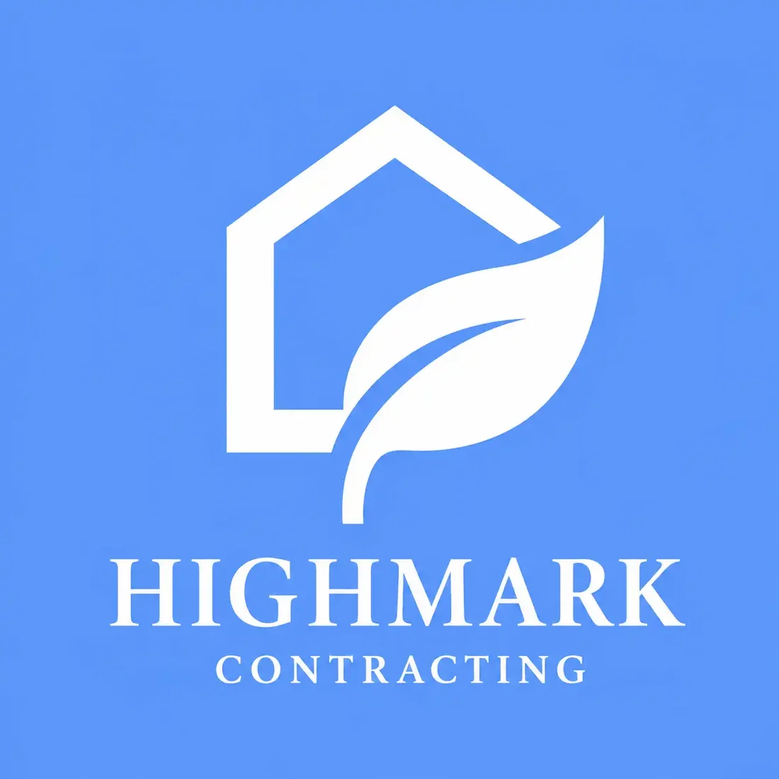 Highmark Contracting, a contractor logo generated with Logofai