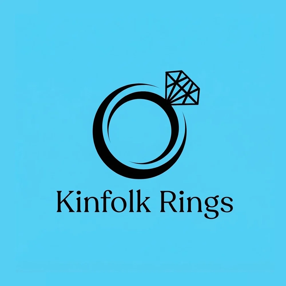 Kinfolk Rings, a jewelry logo generated with Logofai