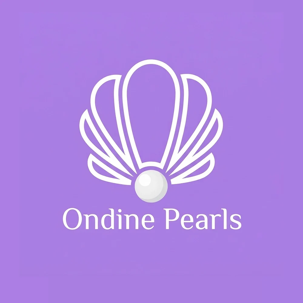 Ondine Pearls, a jewelry logo generated with Logofai