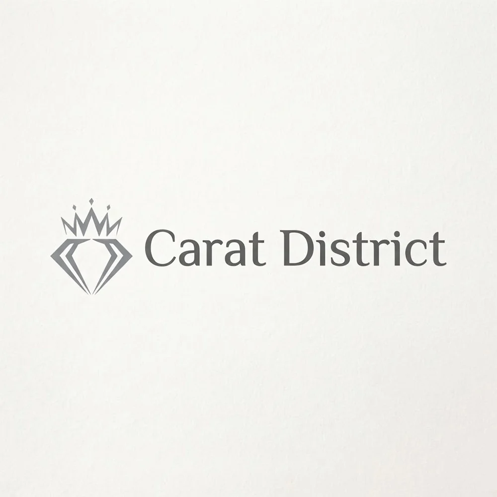 Carat District, a jewelry logo generated with Logofai