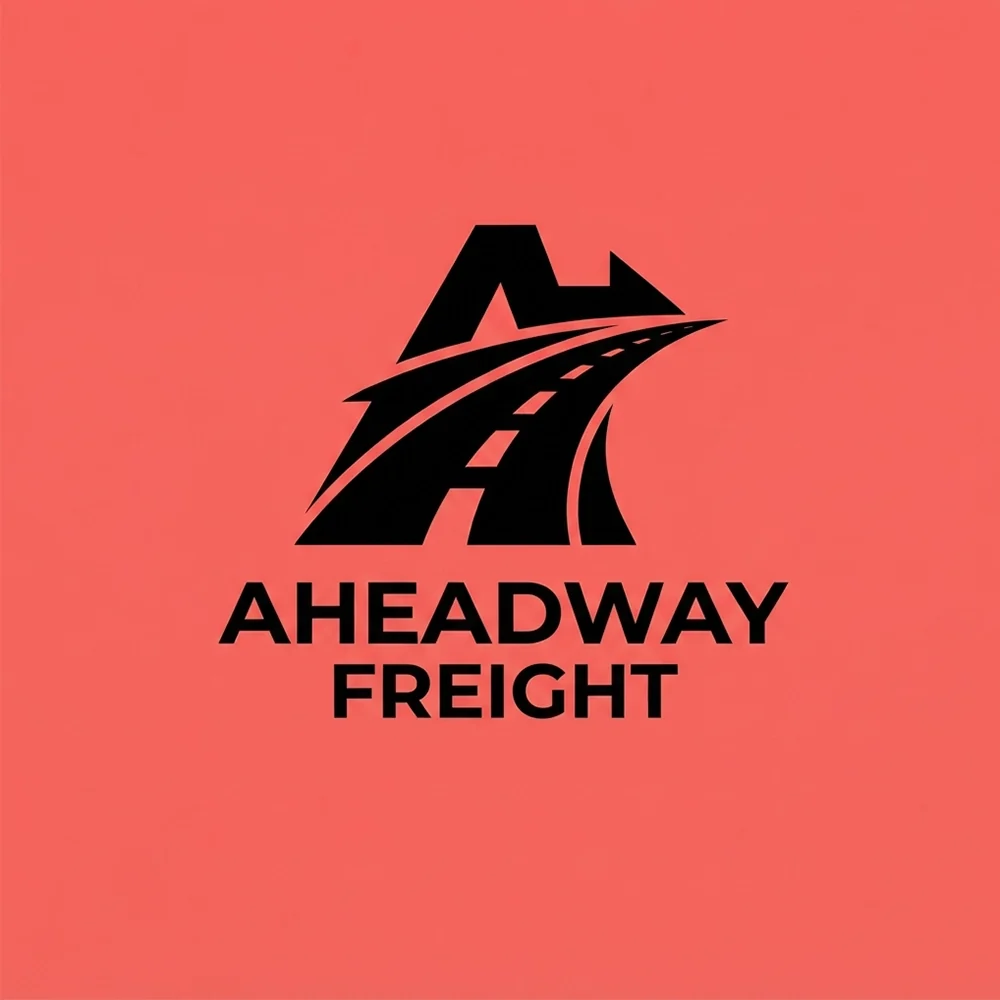 Aheadway Freight, a logistics logo generated with Logofai