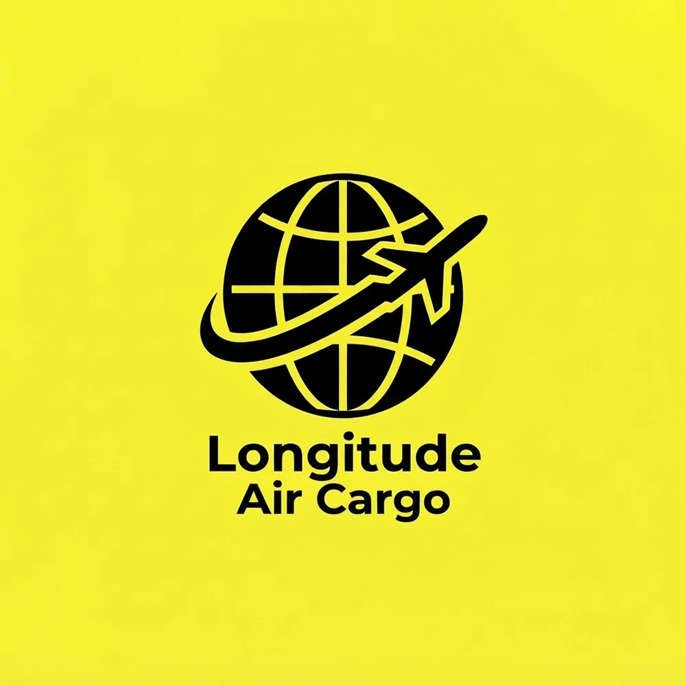 Longitude Air Cargo, a logistics logo generated with Logofai