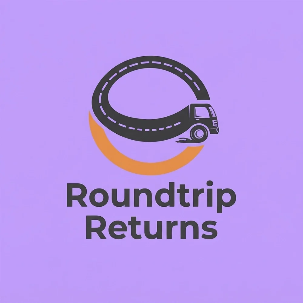 Roundtrip Returns, a logistics logo generated with Logofai