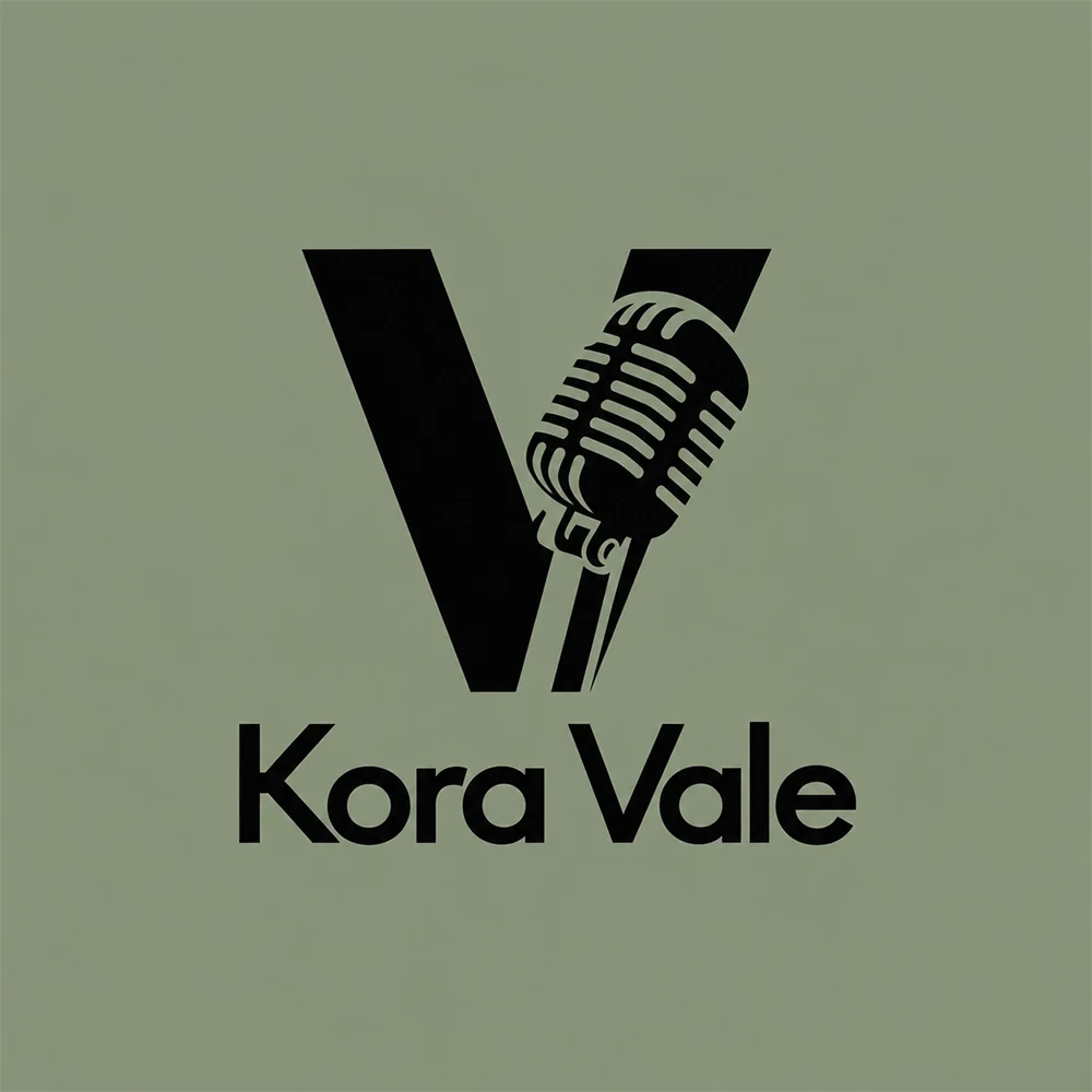 Kora Vale, a music logo generated with Logofai