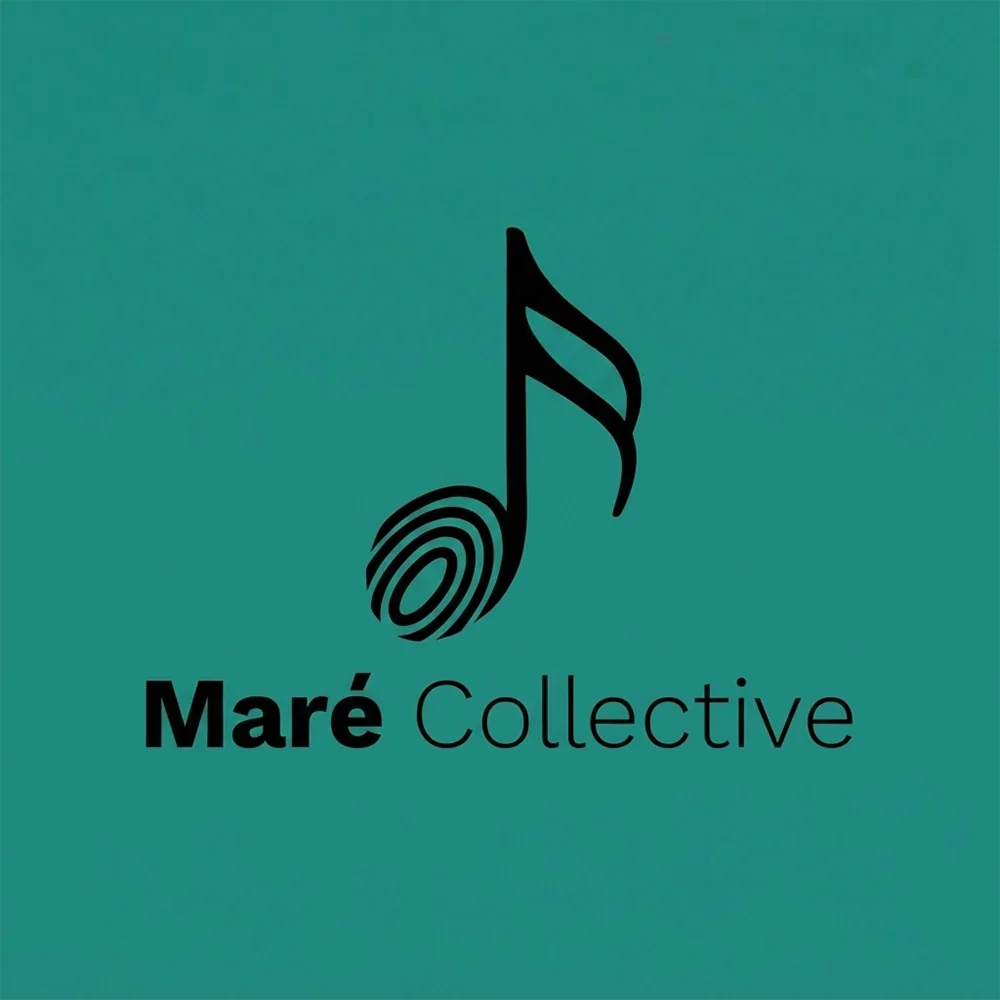 Maré Collective, a music logo generated with Logofai
