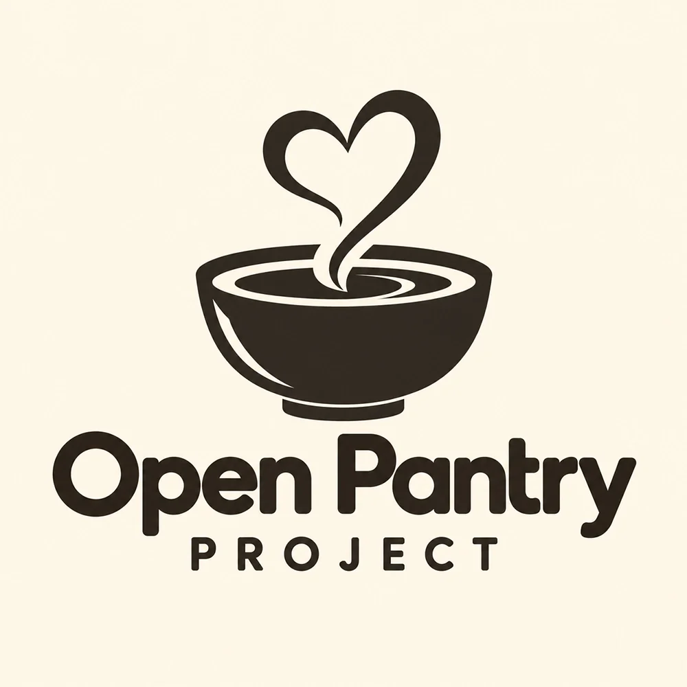 Open Pantry Project, a nonprofit logo generated with Logofai