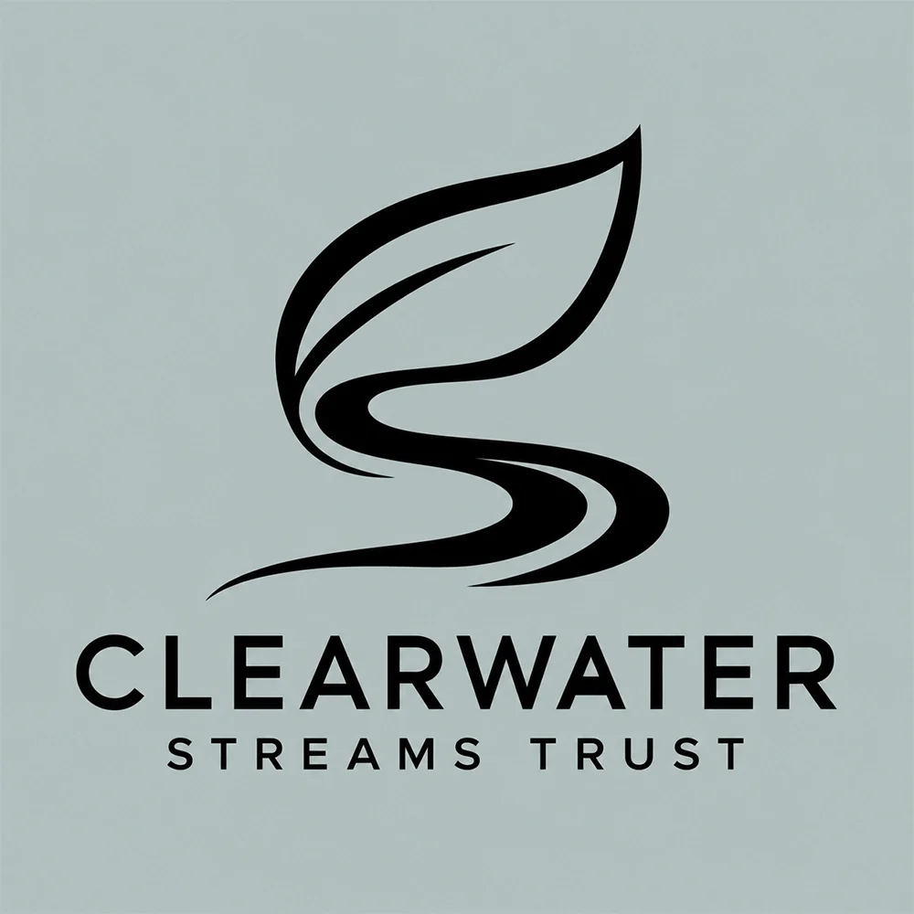 Clearwater Streams Trust, a nonprofit logo generated with Logofai