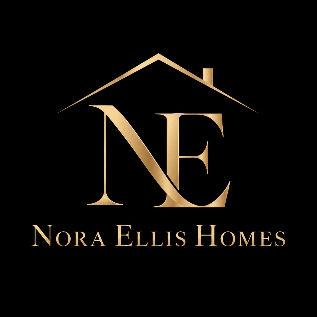 Nora Ellis Homes, a real estate logo generated with Logofai