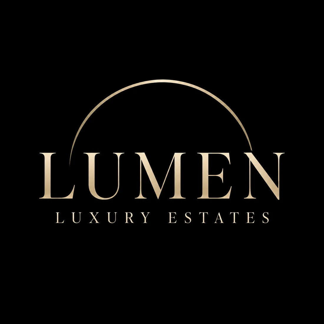 Lumen Luxury Estates, a real estate logo generated with Logofai