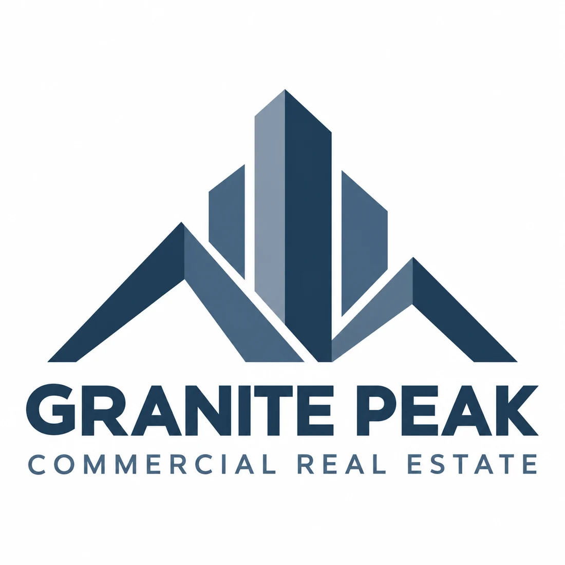 Granite Peak Commercial Real Estate, a real estate logo generated with Logofai