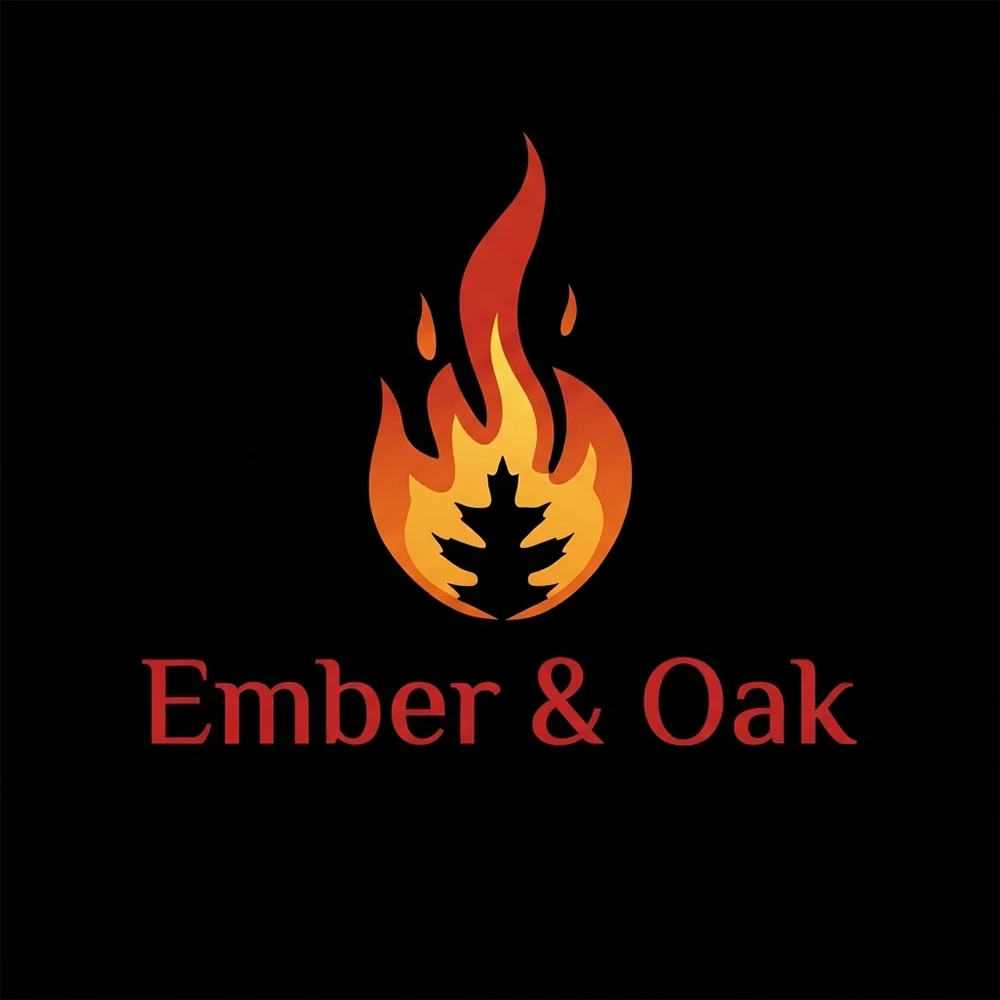 Ember & Oak, a restaurant logo generated with Logofai