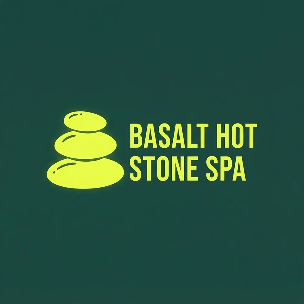 Basalt Hot Stone Spa, a spa and wellness logo generated with Logofai