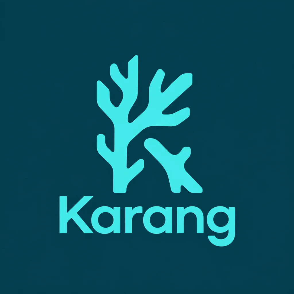 Karang (Karang), a Indonesian geometric monogram logo