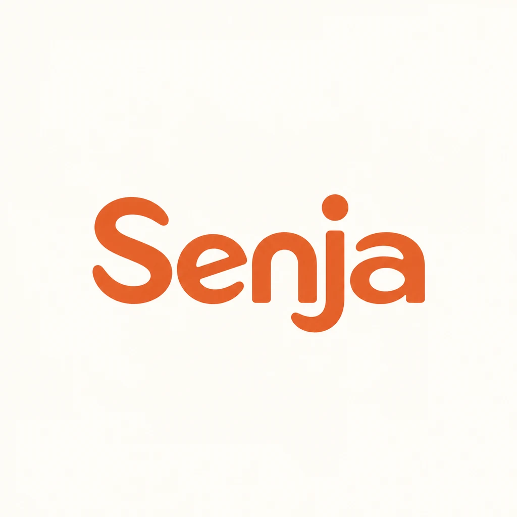 Senja (Senja), a Indonesian clean modern wordmark logo