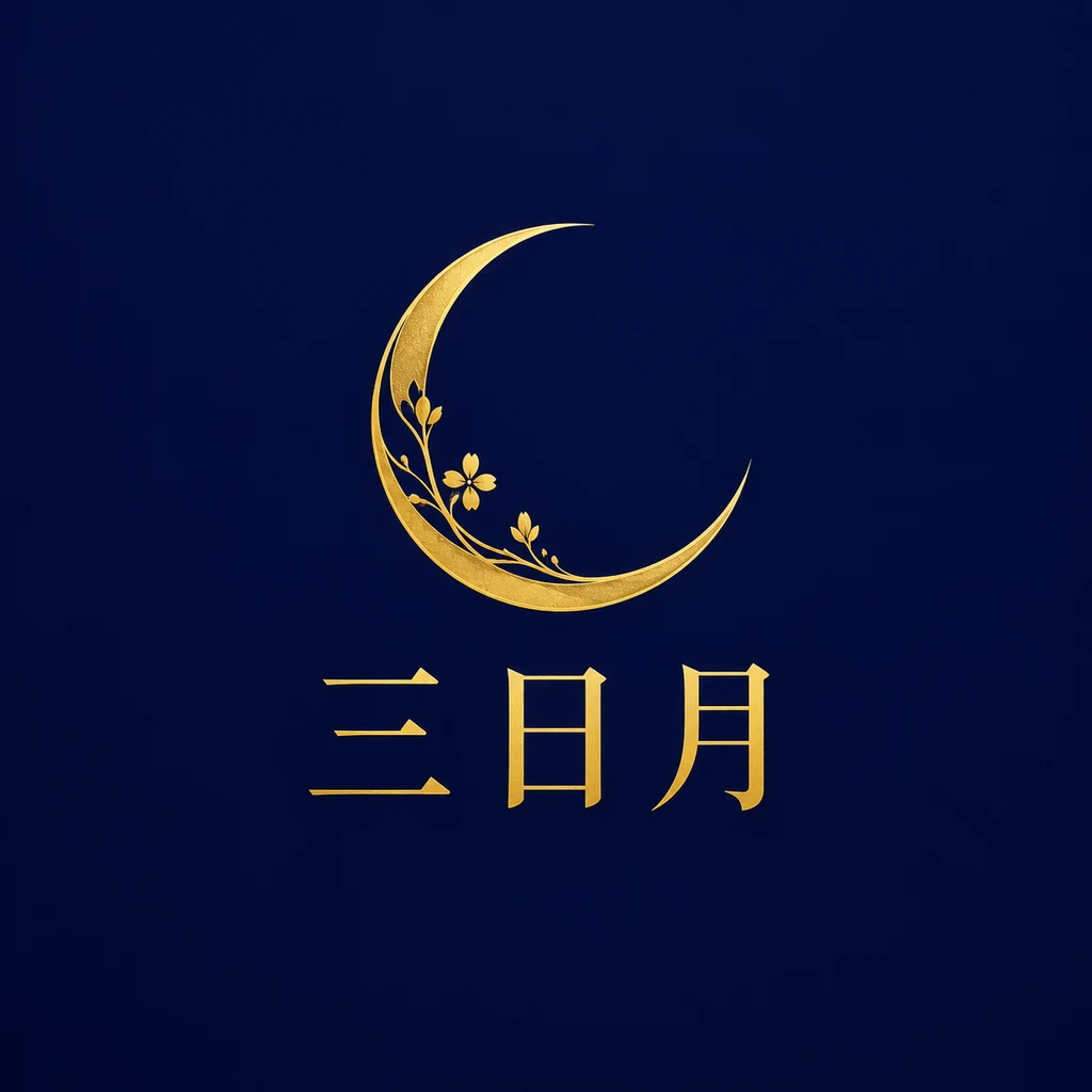 三日月, a Japanese logo