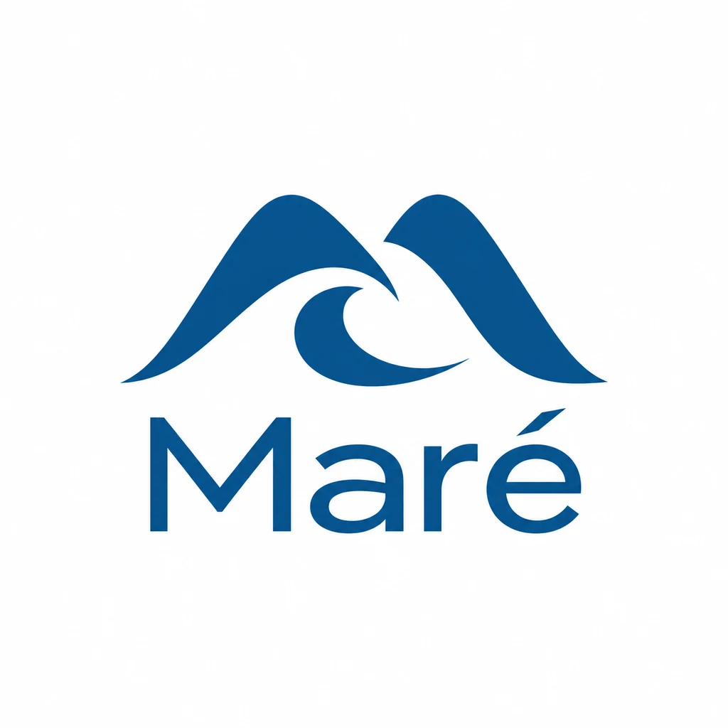 Maré (Maré), a Portuguese geometric monogram logo