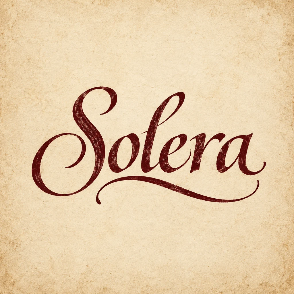 Solera (Solera), a Spanish calligraphic wordmark logo