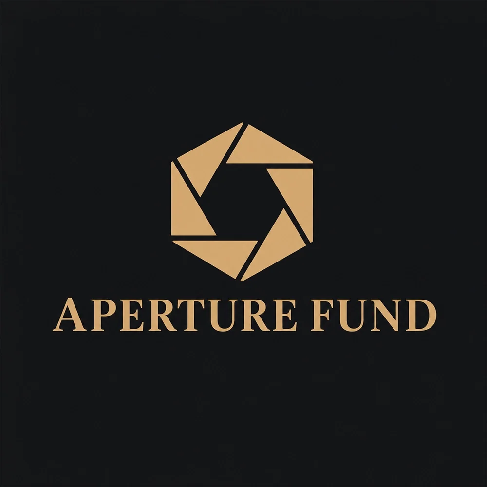 Aperture Fund, an abstract style logo generated with Logofai