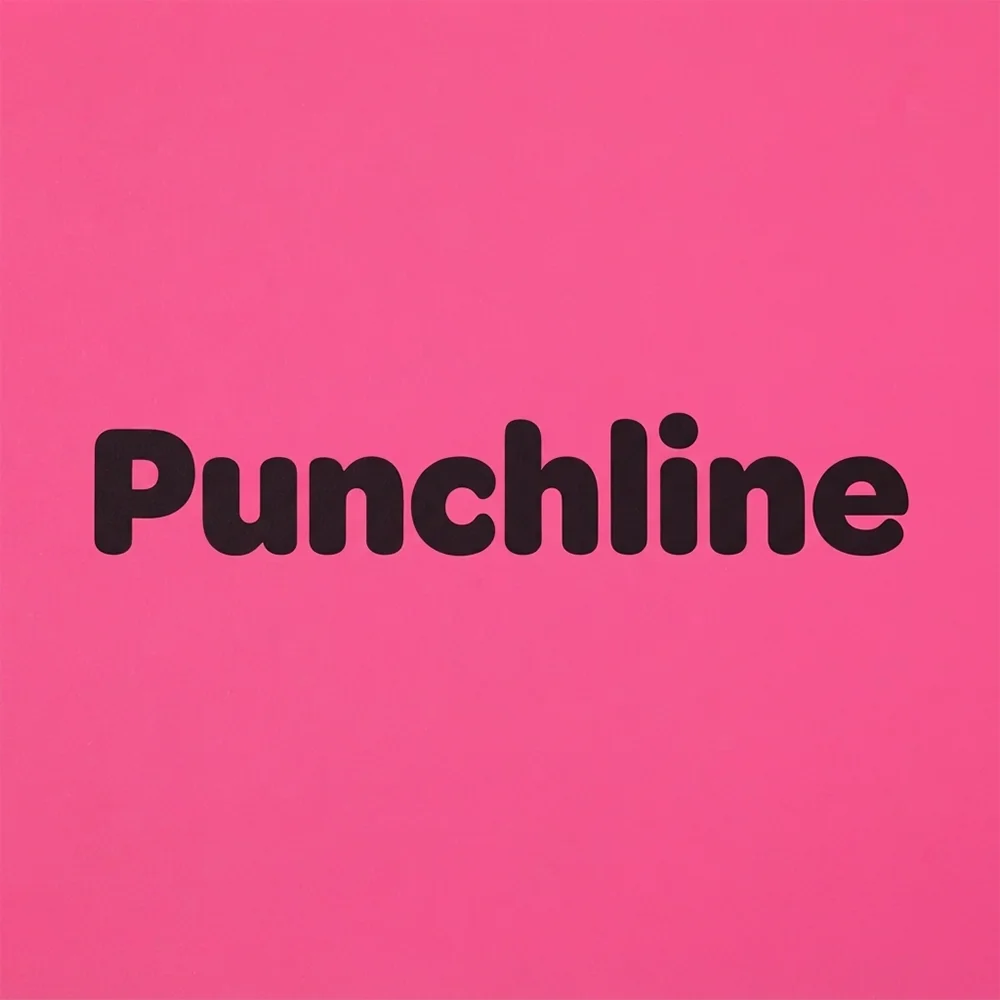 Punchline, a bold style logo generated with Logofai