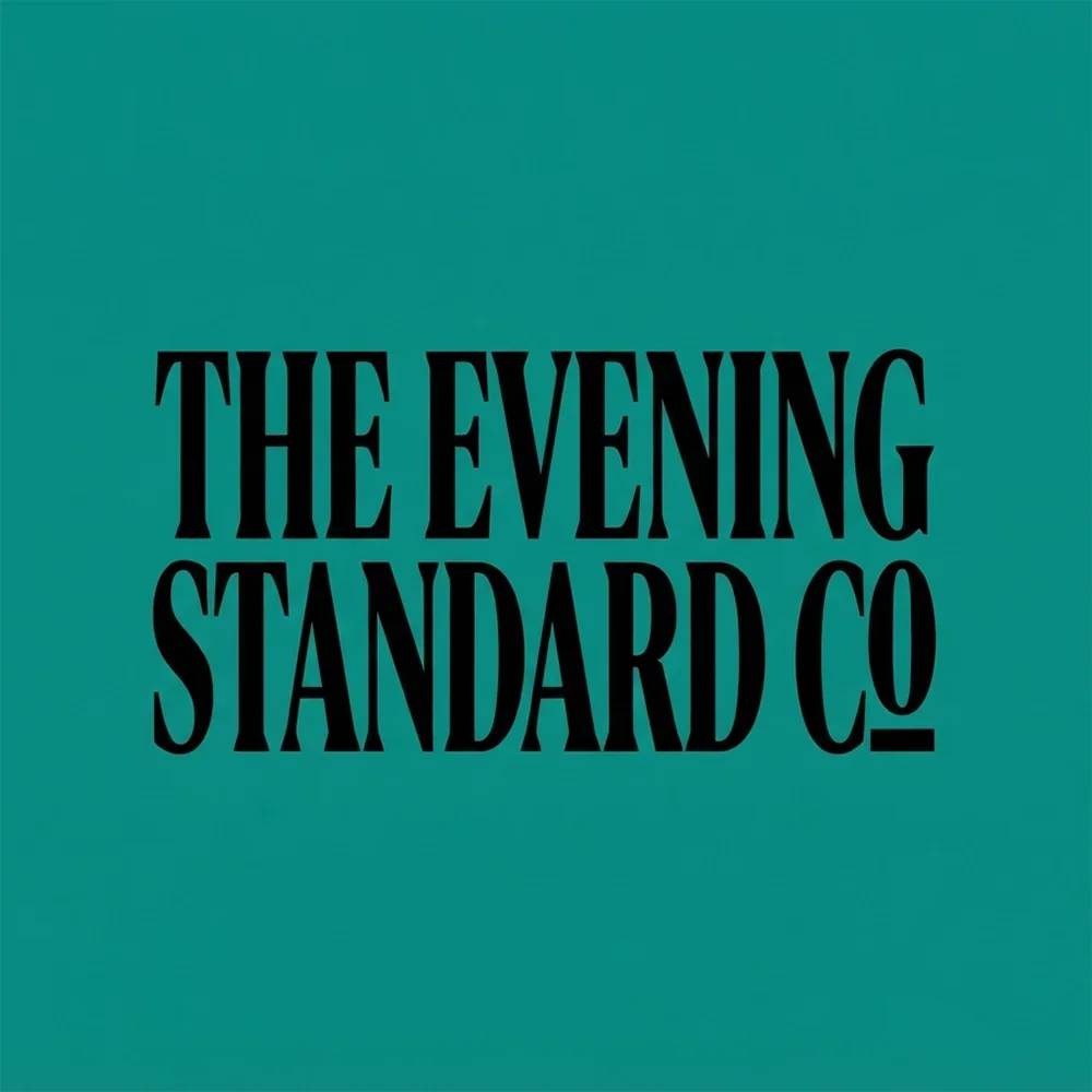 The Evening Standard Co, a condensed style logo generated with Logofai