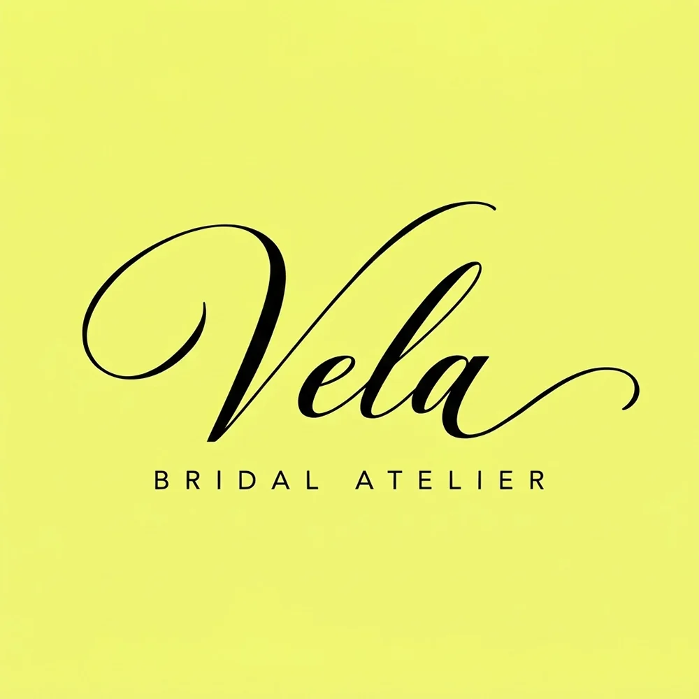 Vela, an elegant style logo generated with Logofai