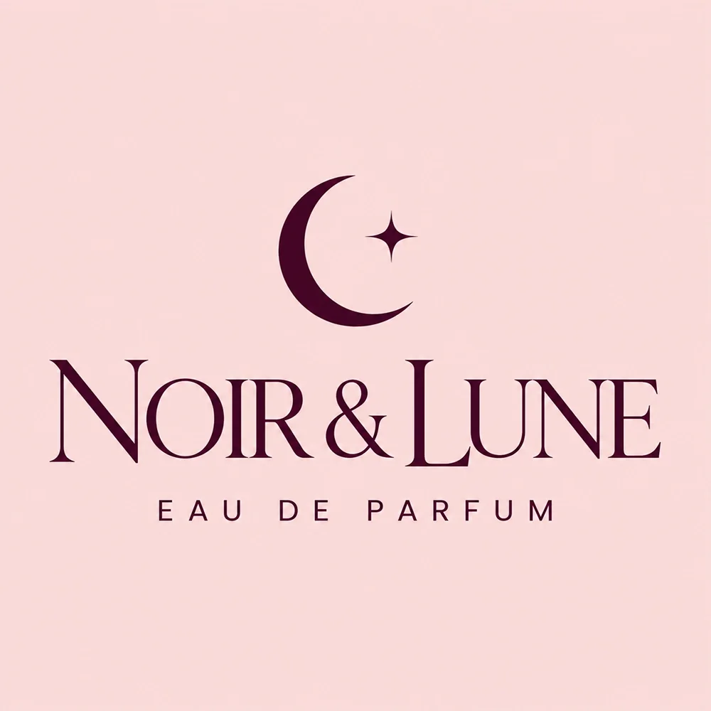 Noir & Lune, a luxury style logo generated with Logofai