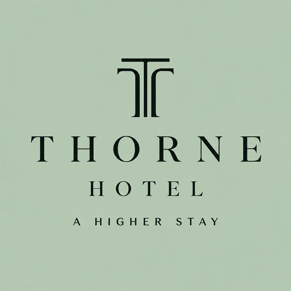 Thorne Hotel, a luxury style logo generated with Logofai