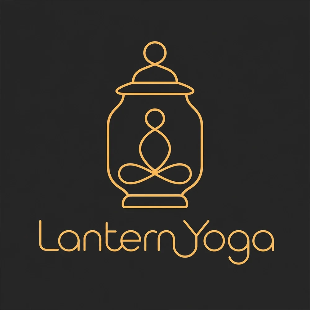 Lantern Yoga, a monoline style logo generated with Logofai