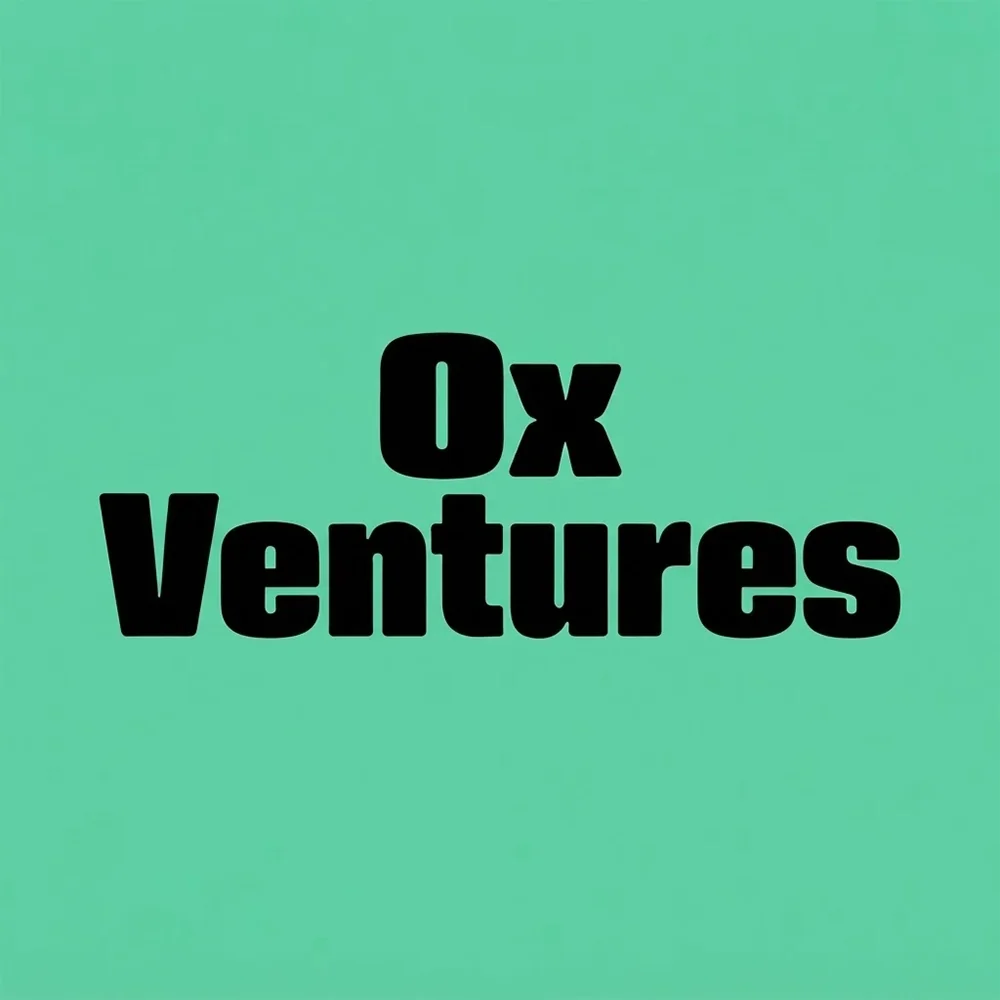 Ox Ventures, a monospace style logo generated with Logofai