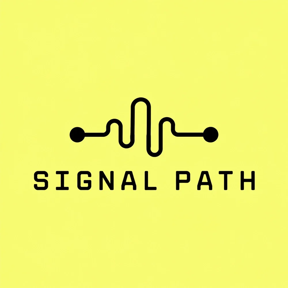 Signal Path, a monospace style logo generated with Logofai