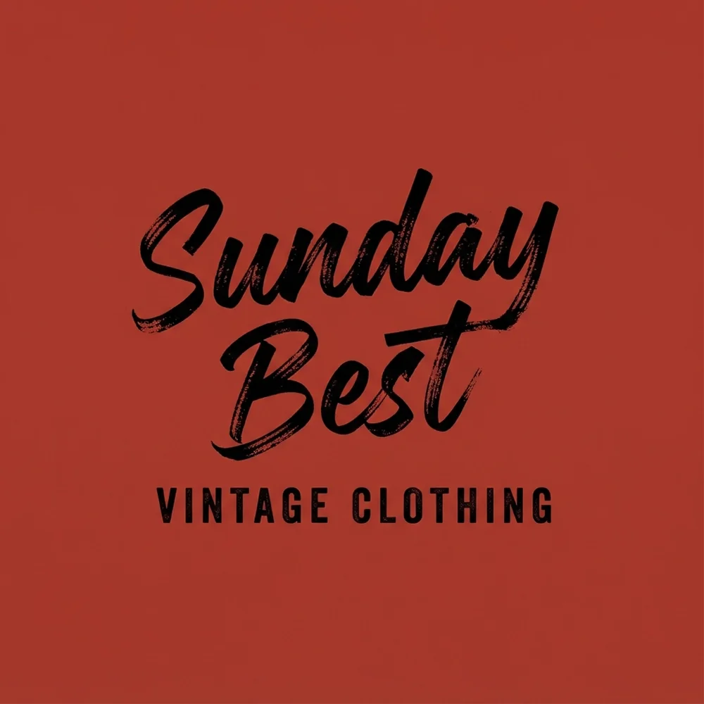Sunday Best, a script style logo generated with Logofai