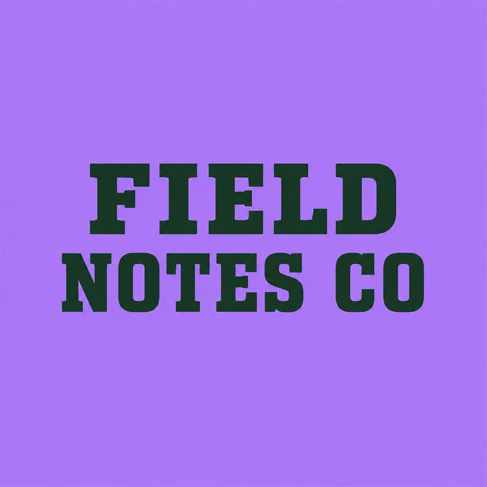 Field Notes Co, a slab-serif style logo generated with Logofai