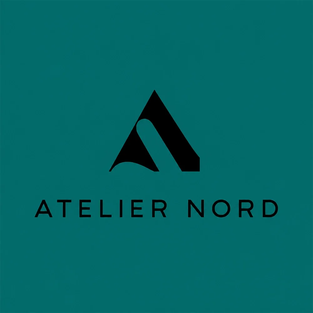 ATELIER NORD, an uppercase style logo generated with Logofai