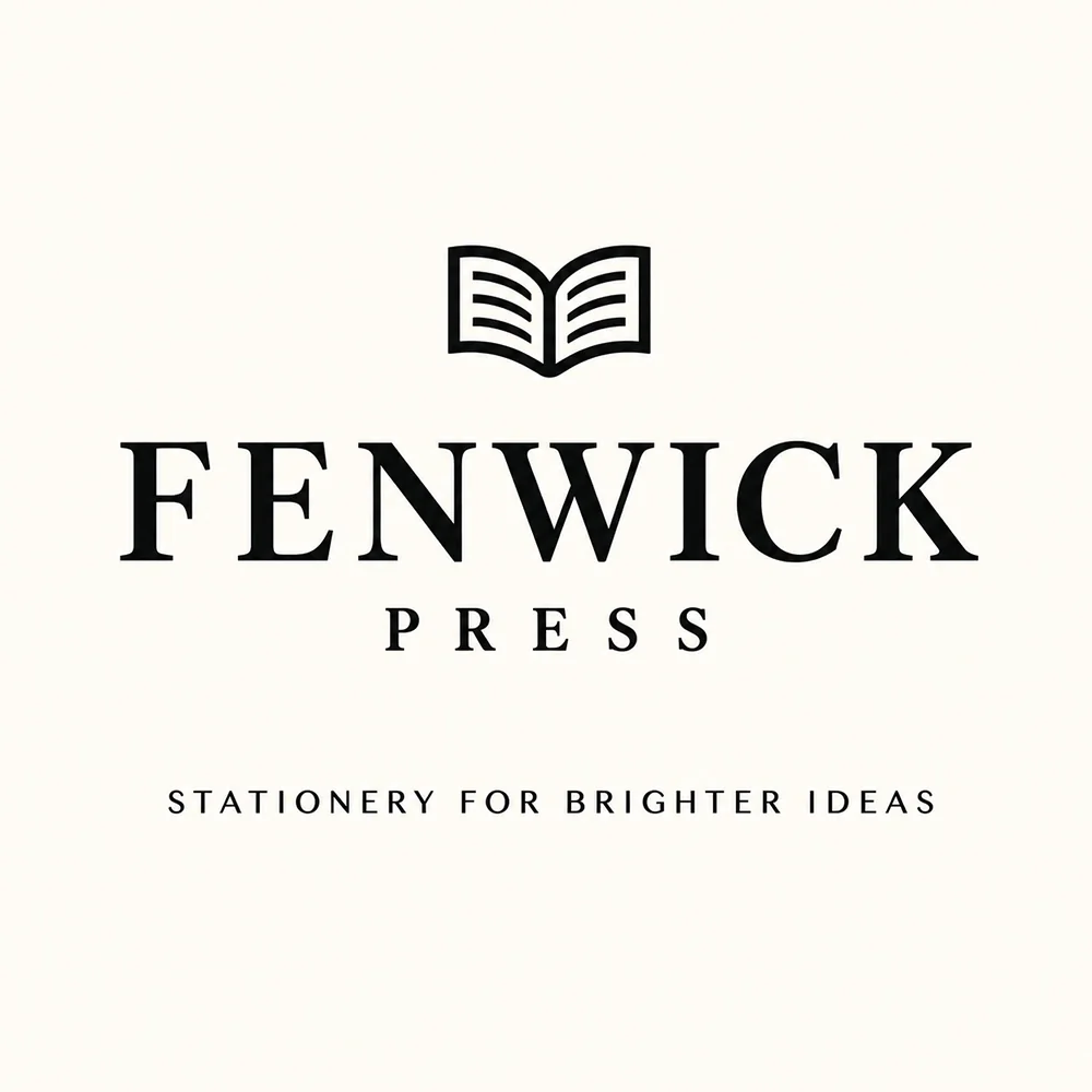 Fenwick Press, a vintage style logo generated with Logofai