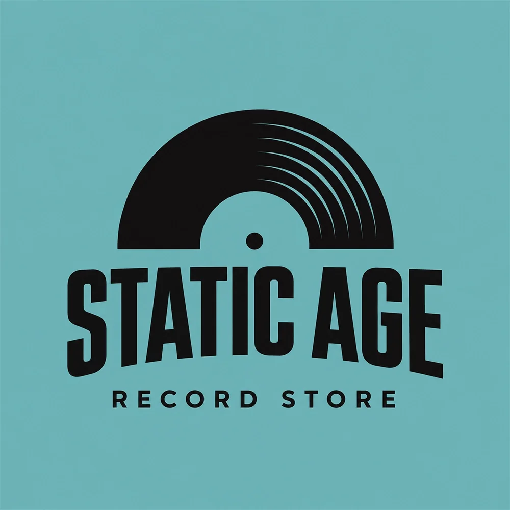 Static Age, a vintage style logo generated with Logofai
