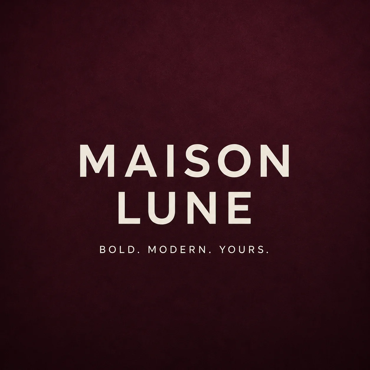 Maison Lune beauty house logo, generated with Logofai