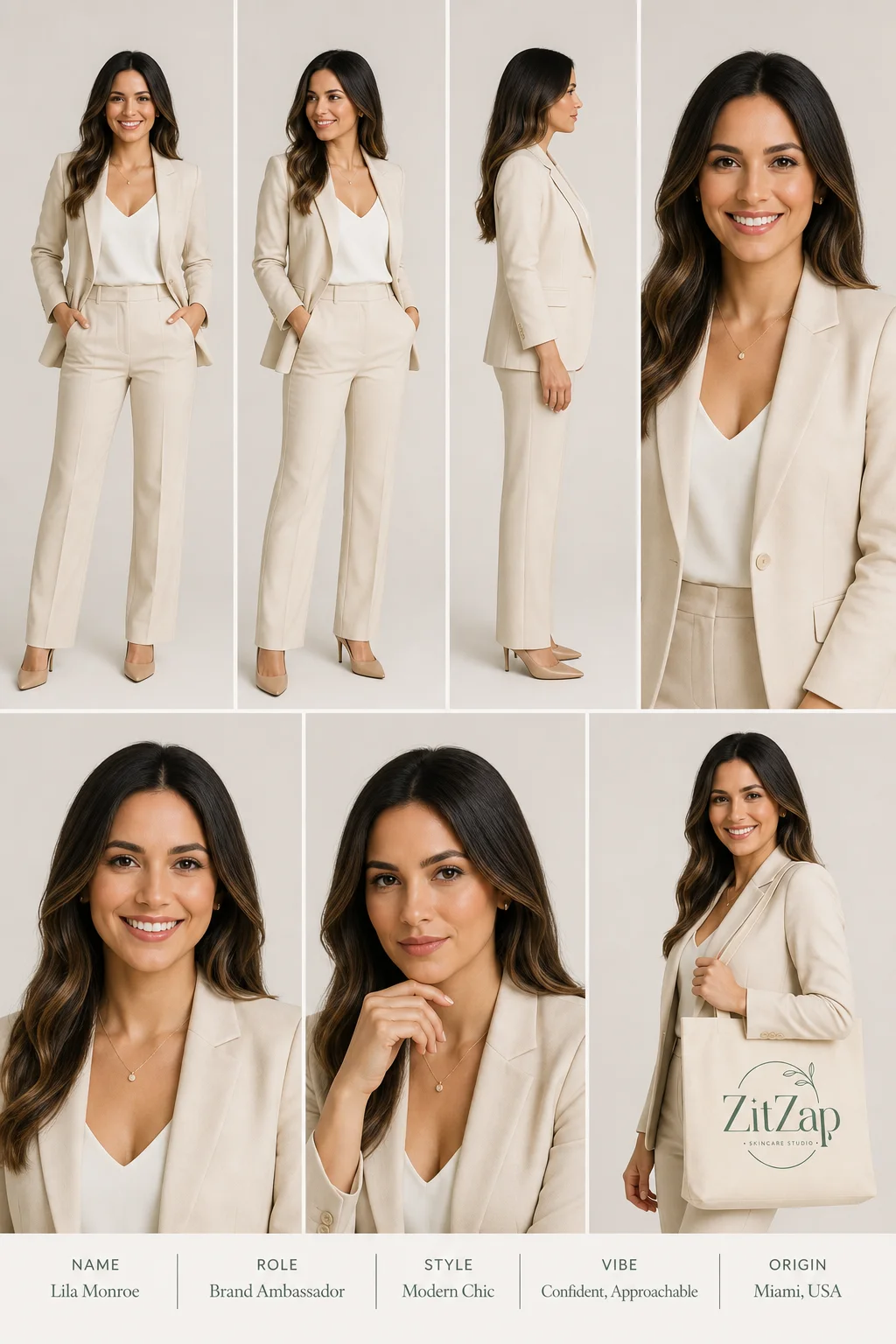 ZitZap AI ambassador sheet lifestyle photo generated by Logofai